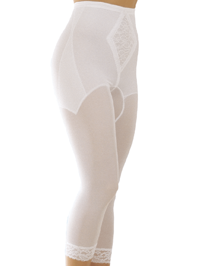 Rago Shapewear Diet Minded Mid-Calf Capri Beige Pant Liner Plus