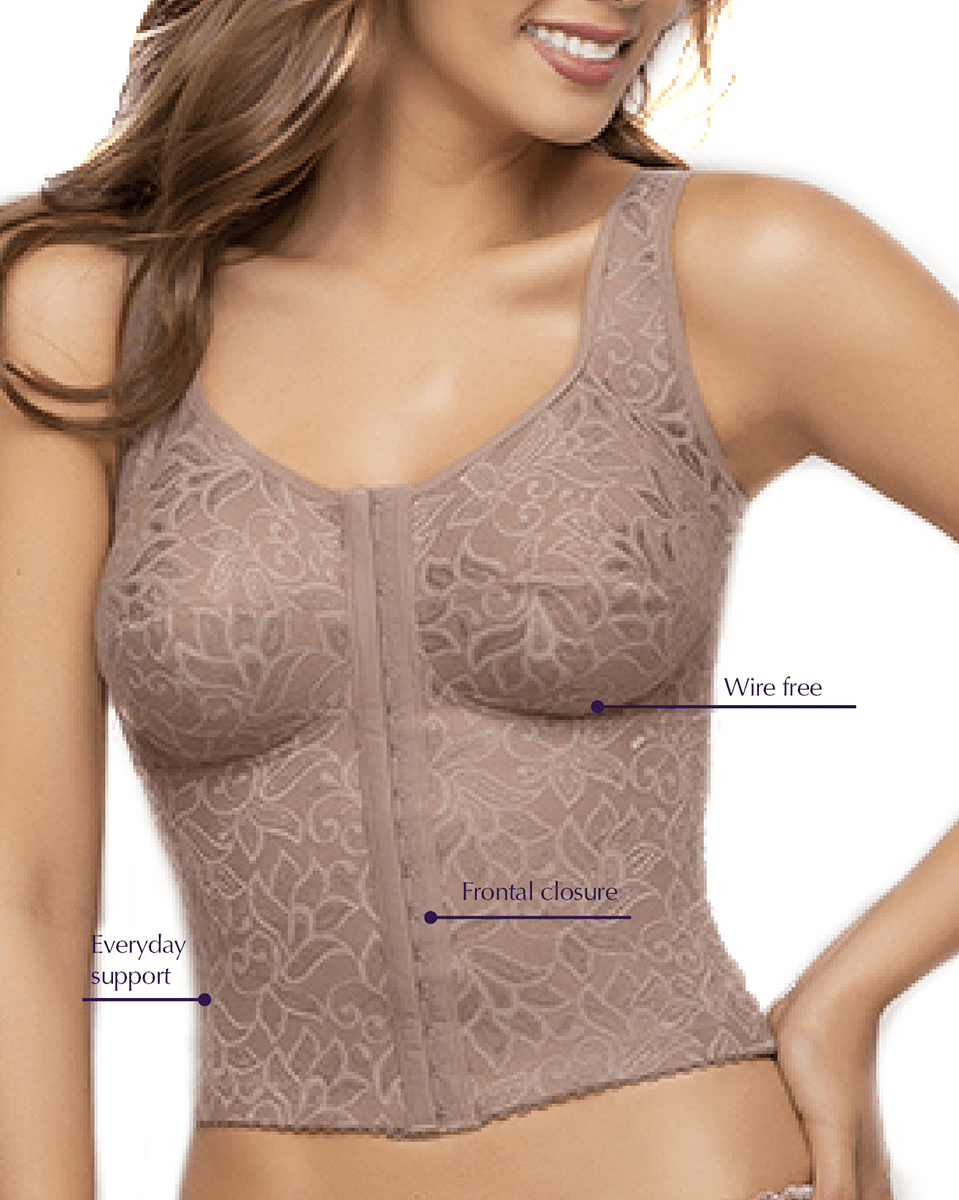 Rolewpy Front Closure Bras Women Posture Bras with Back Support