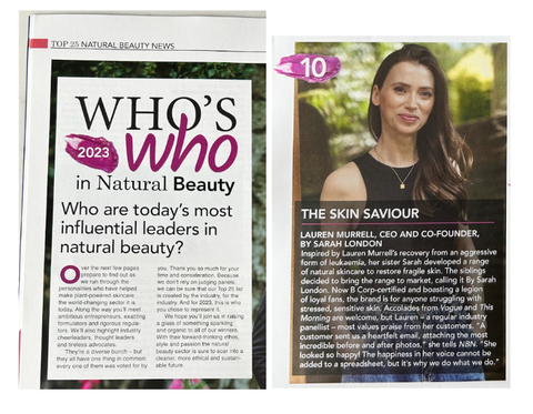 Who's Who in Natural Beauty 2023 - Lauren Murrell