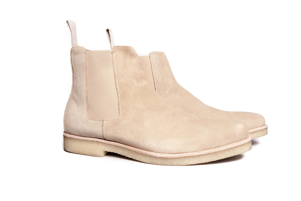 chelsea boots sand suede