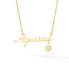 Custom Zodiac Necklace Gold Inspo Jewellery