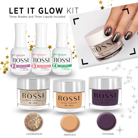 Rossi Nails Let It Glow Kit