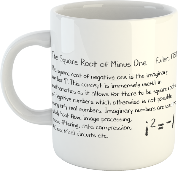The Square Root of Minus One Mug – snowgooseandlily