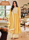 Yellow Wedding Party Palazzo Suit In Georgette SFFZ105731 - Siya Fashions 