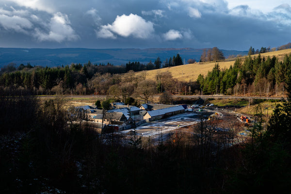 A frosty day on the Ardgowan Distillery Site