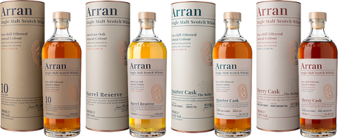 New Arran Whisky Range - Rebranded.  New Look