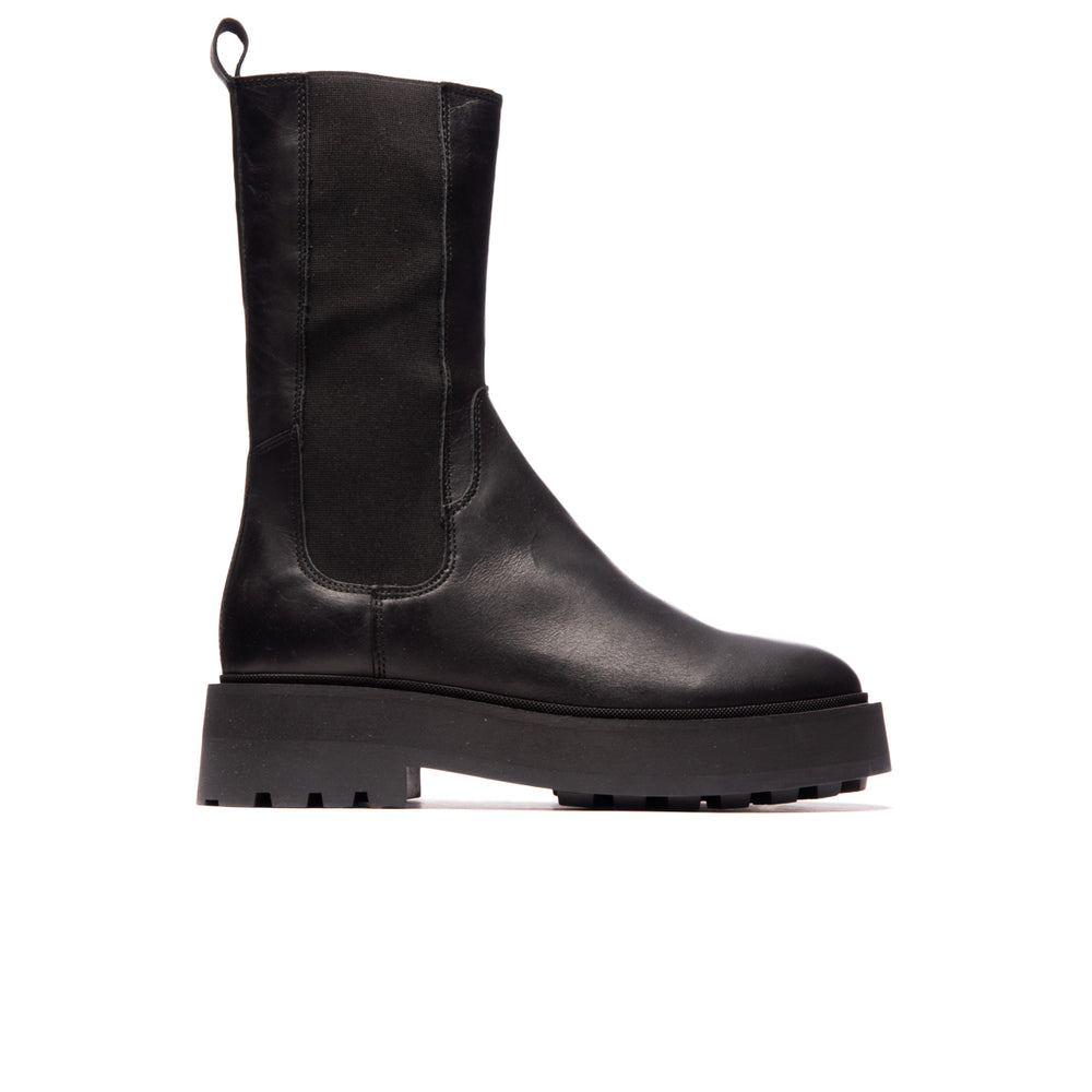 clark black leather boots