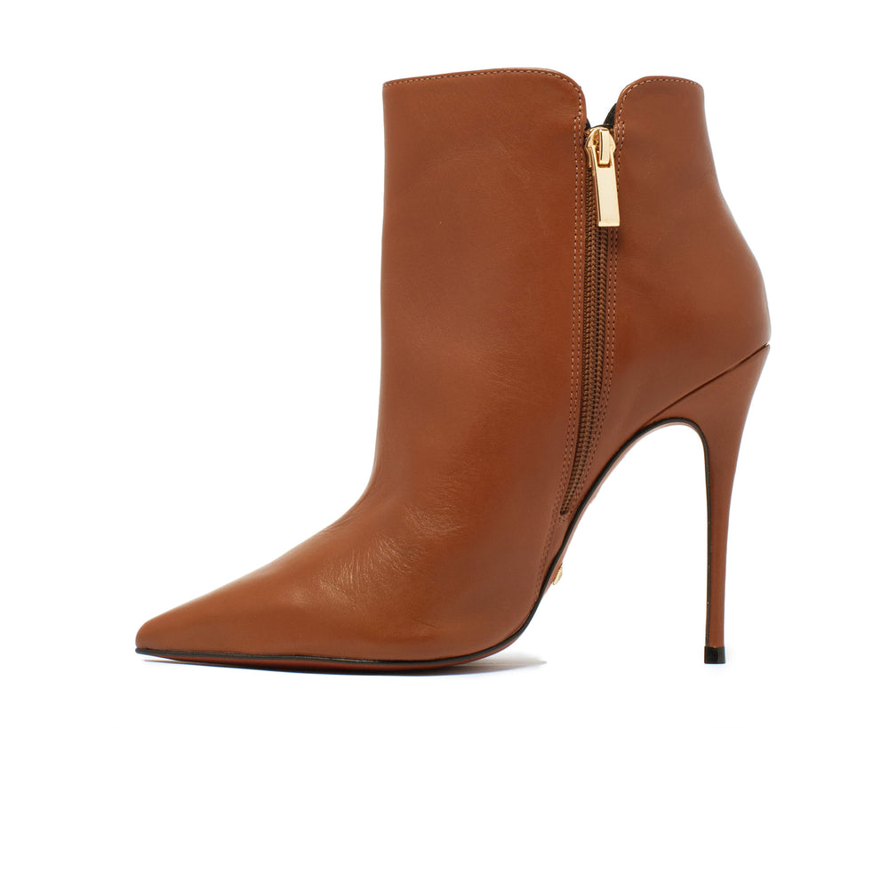 caramel ankle boots