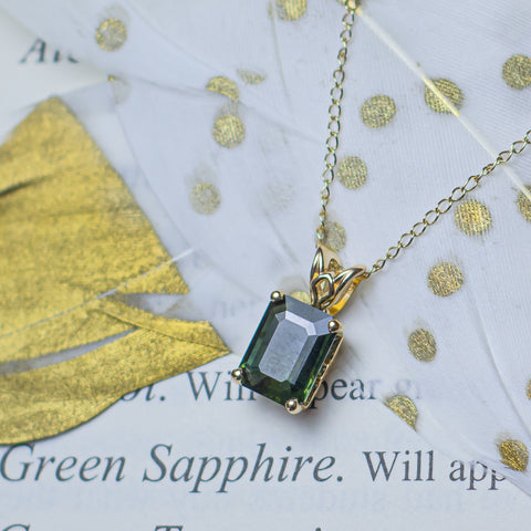 Green Sapphire Necklace in Gainesville, FL