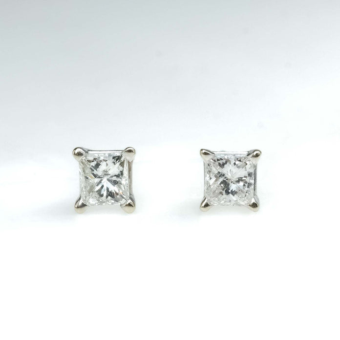 0.30 Ct Diamond Stud Earring Round Diamond Solitaire Earrings 14k