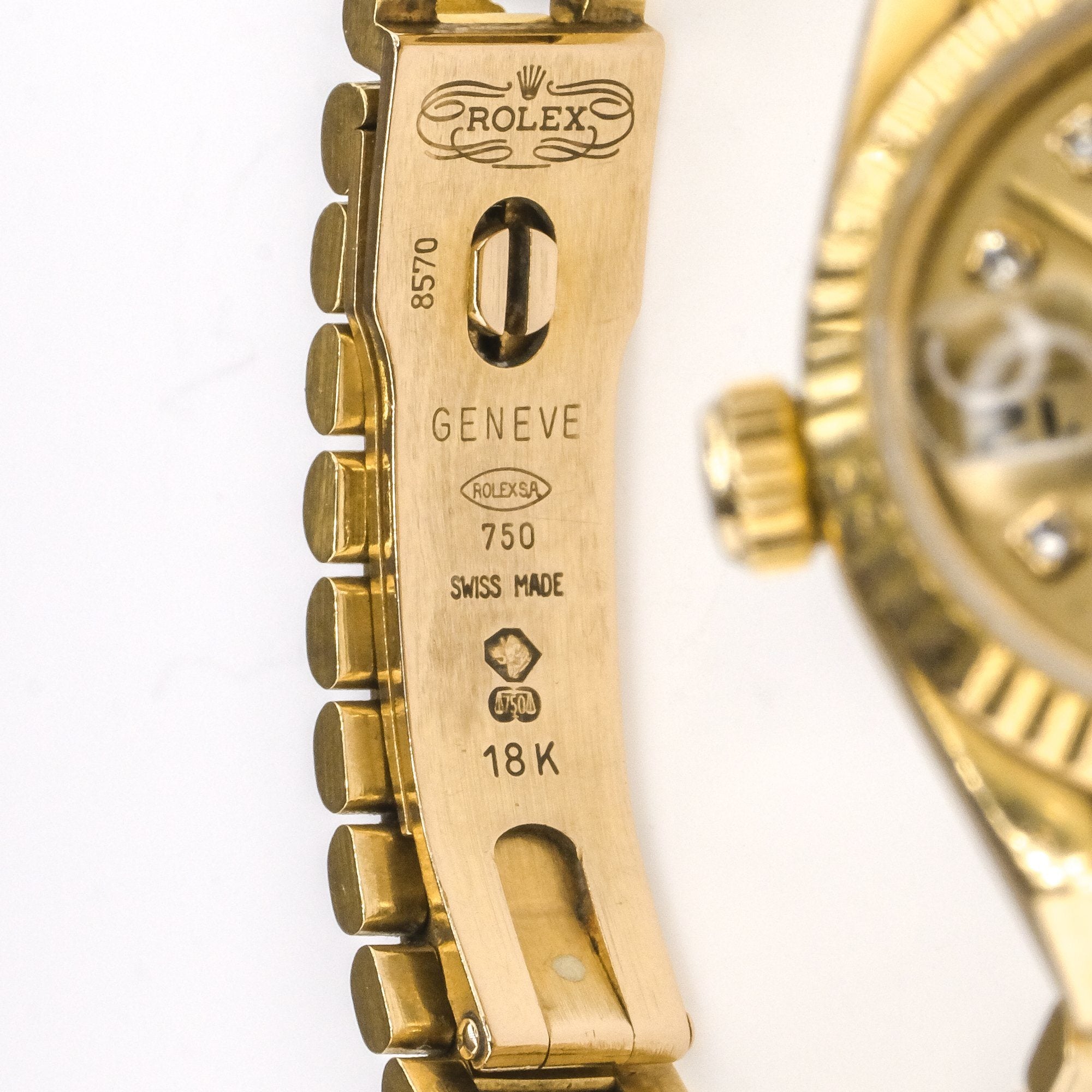 rolex swiss made 18k 750