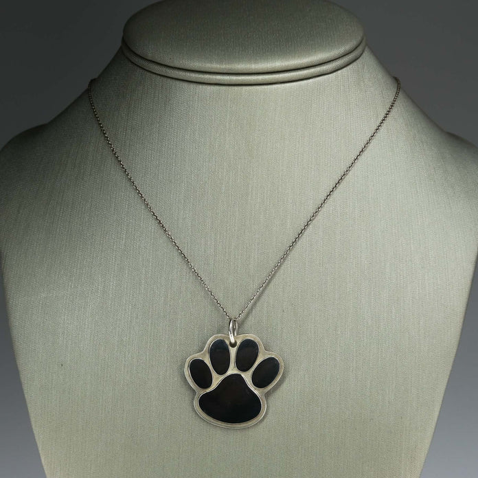 Tiffany & Co. Dog Paw Pendant Necklace in Sterling Silver – Oaks