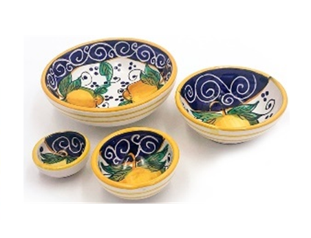 italian hand painted bowls