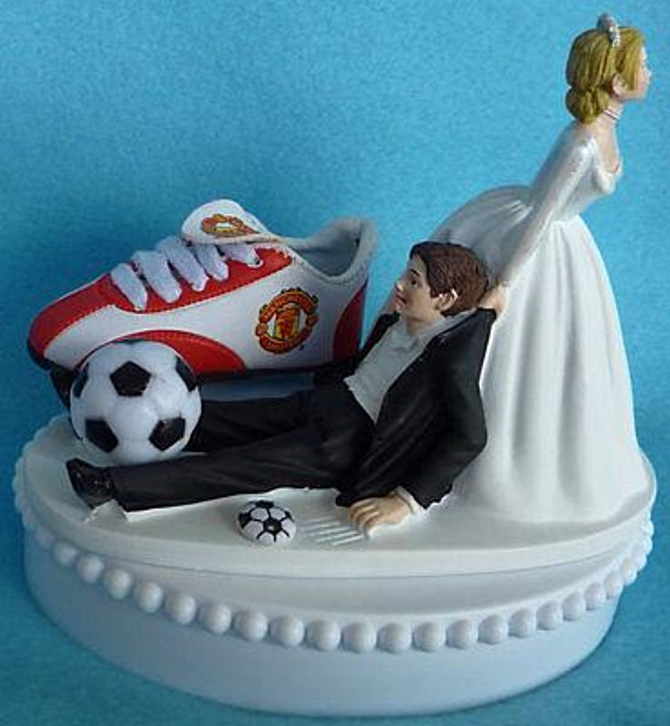 Wedding Cake Topper Manchester United Man U Soccer Futbol