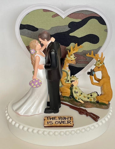 duck hunting wedding cake toppers