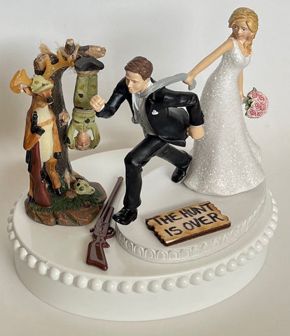 duck hunting wedding cake toppers