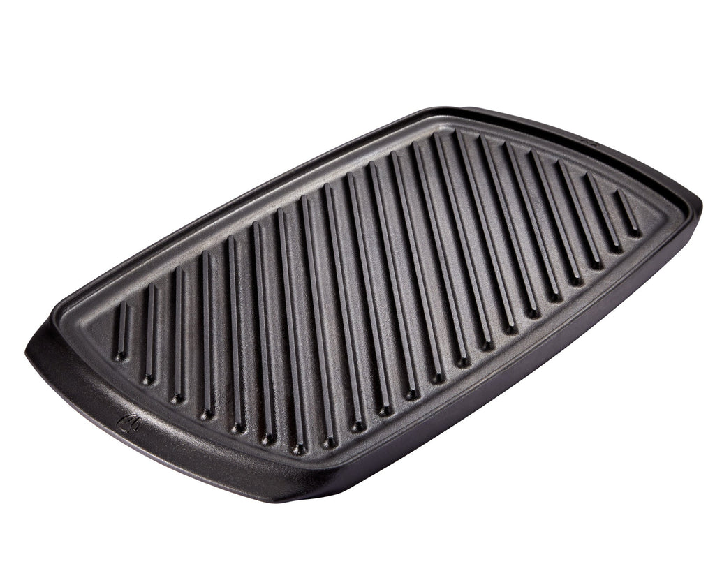 Dropship Cast Iron Grill Pan 12.6 Inch Pre-Seasoned Cast Iron