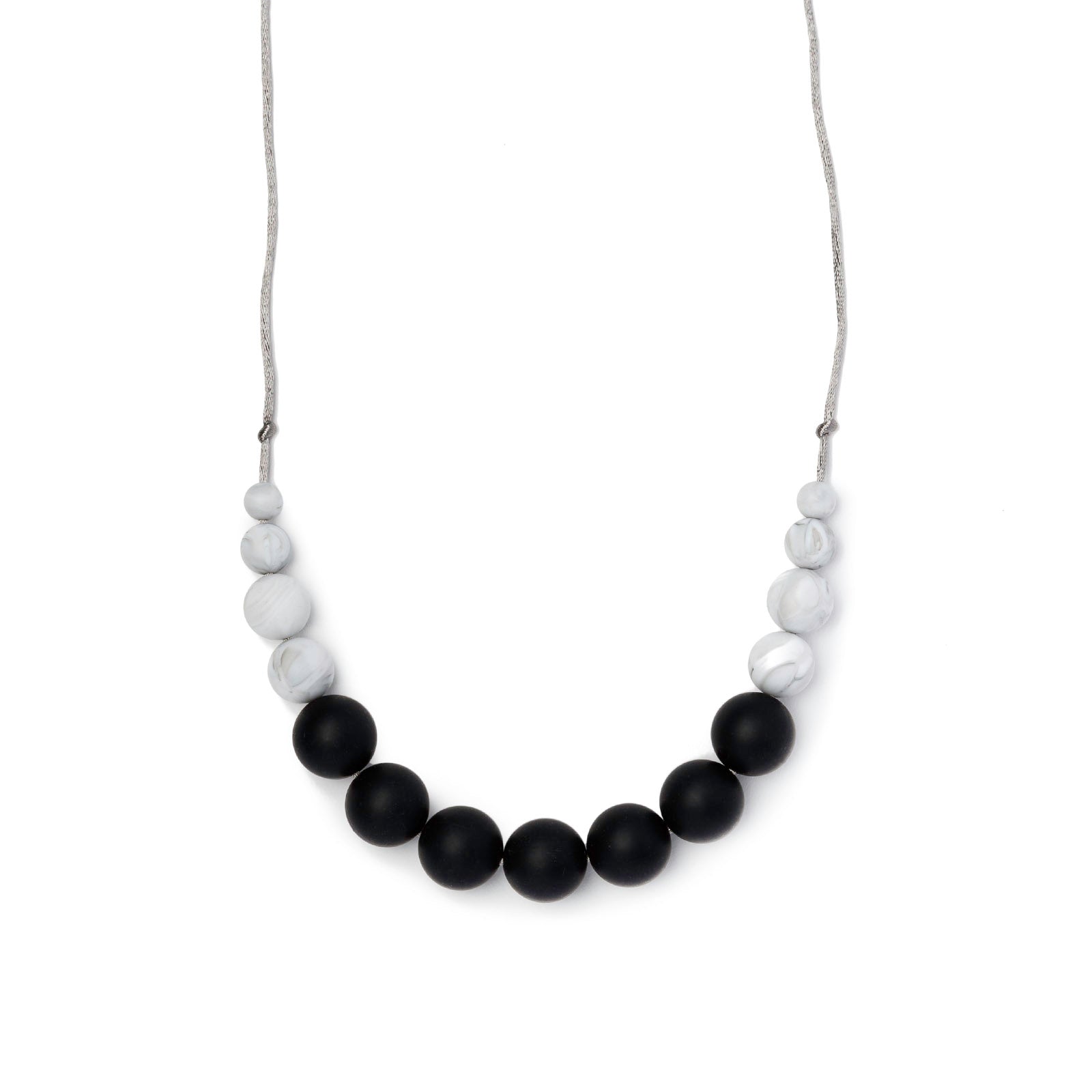 black teething necklace