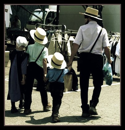 Amish family