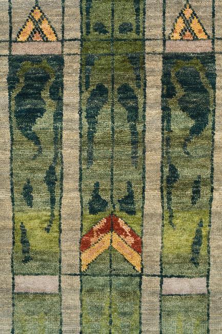 rugs with a stained glass design