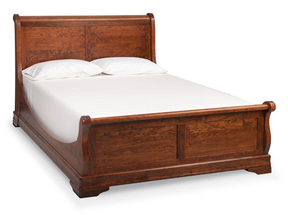 Simply Amish Louis Philippe Sleigh Bed in your choice of wood and finish – Modern Bungalow