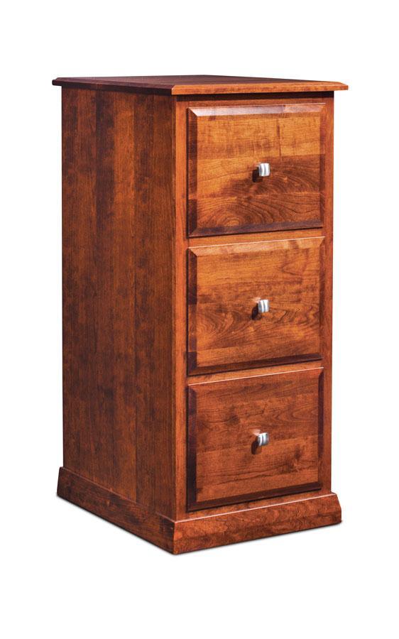 Simply Amish Colburn File Cabinet In Your Choice Of Wood And Finish