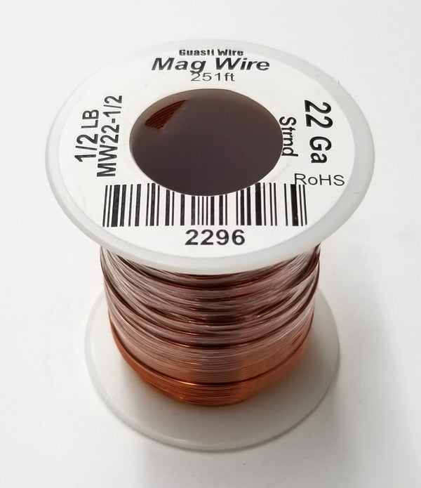 20 Gauge Insulated Magnet Wire, 1/2 Pound Roll (157' Approx