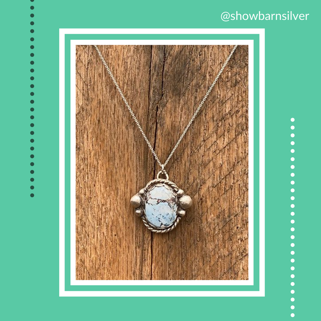 Golden Hill Turquoise by Jewelry Artist @showbarnsilver on Instagram
