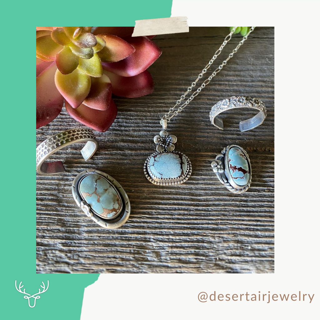 Sand Hill Turquoise Jewelry by @desertairjewelry