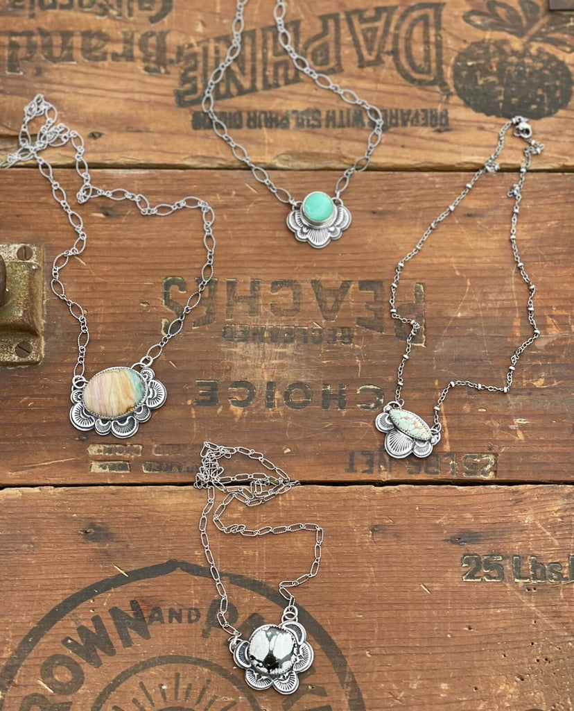Handmade necklaces by @midnight_falcon_jewelry on Instagram
