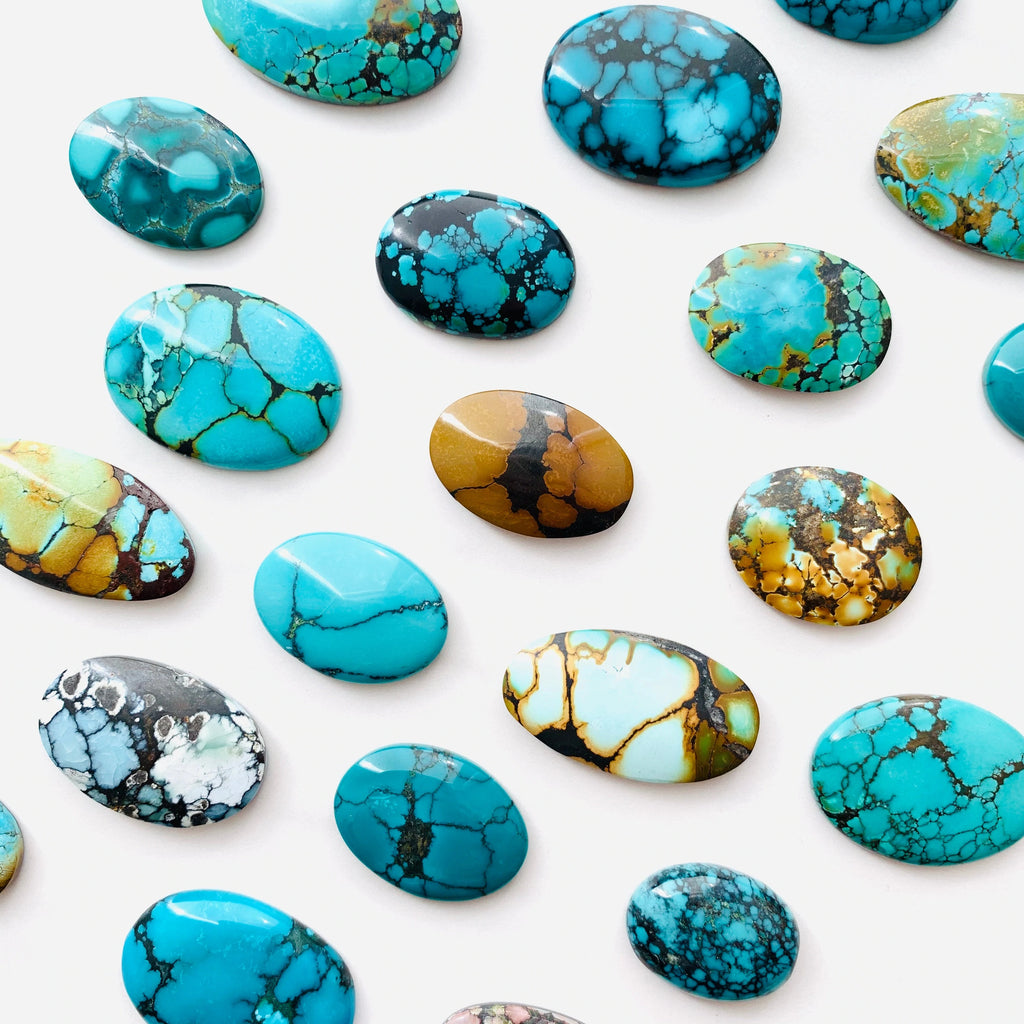 turquoise cabochons
