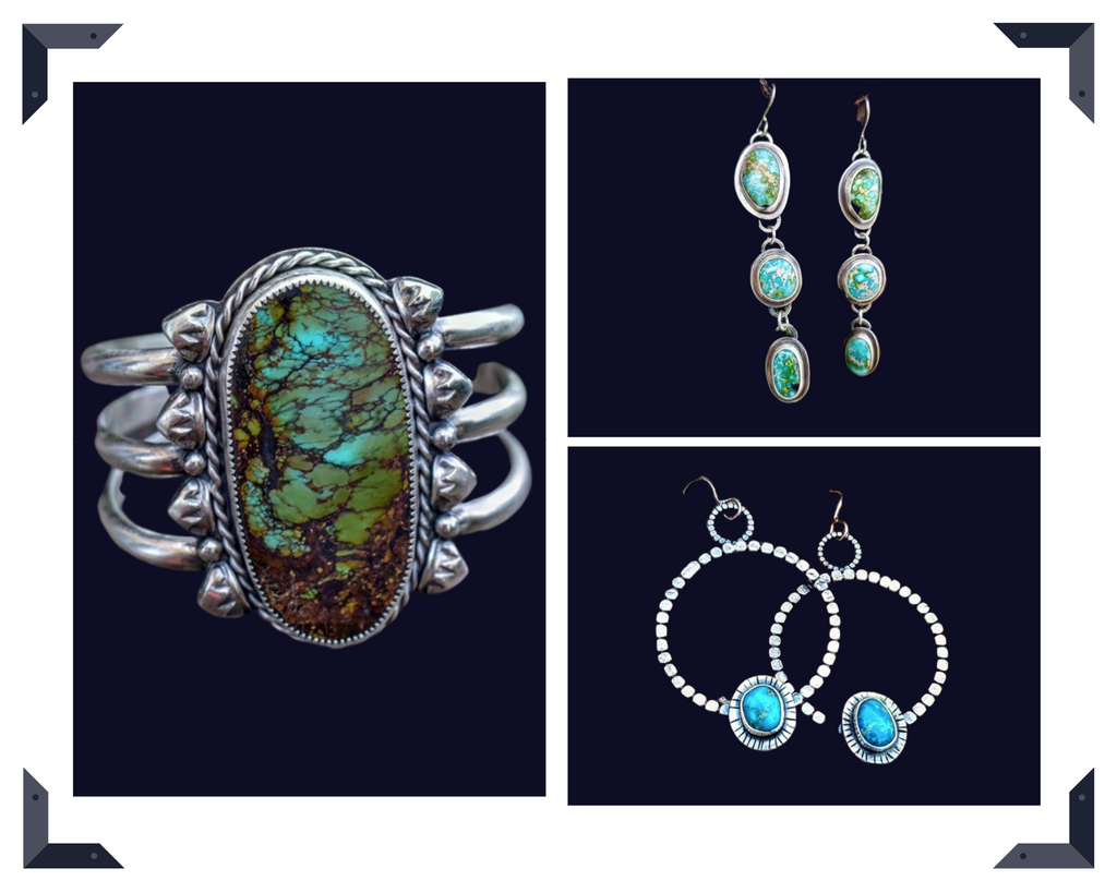 Turquoise Jewelry by Brooke Shanelle of @mountainrayshandmade on Instagram