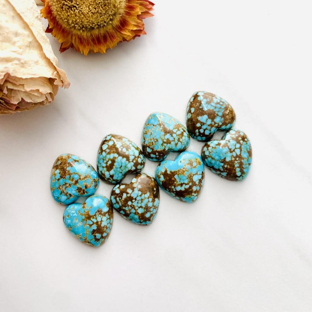 Authentic Number 8 Turquoise Cabochon