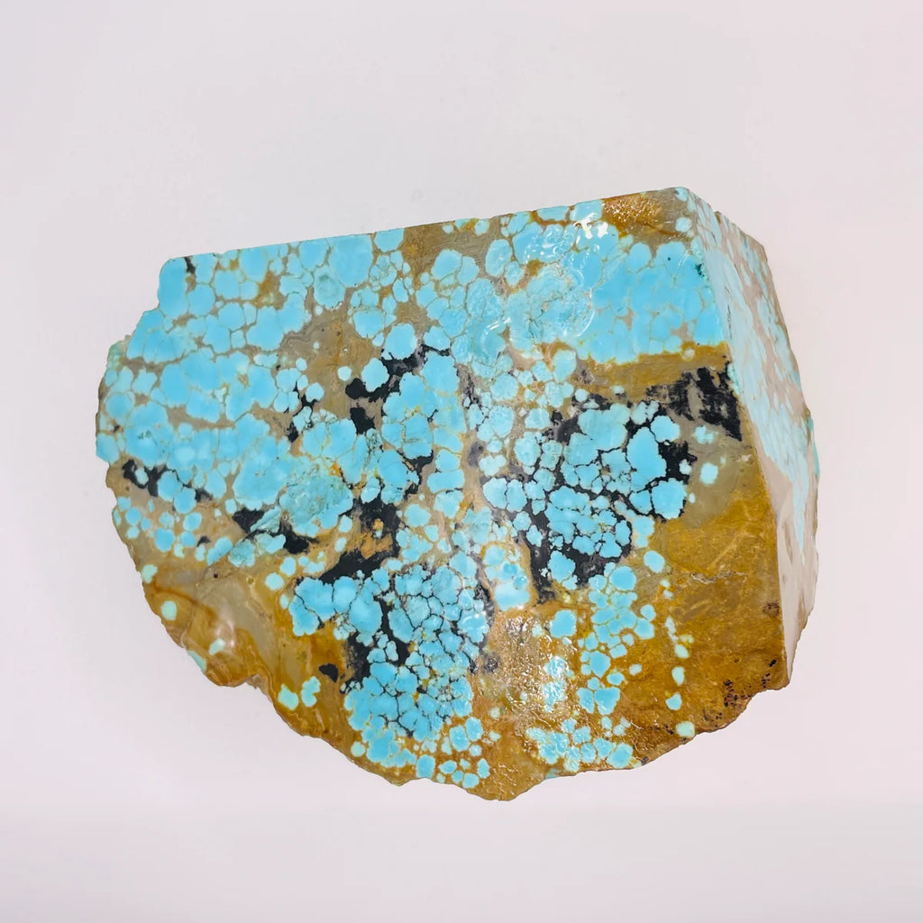 Rough Natural Stabilized Number 8 Turquoise Chunk