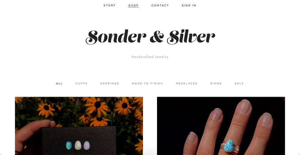 Sonder and Silver Website