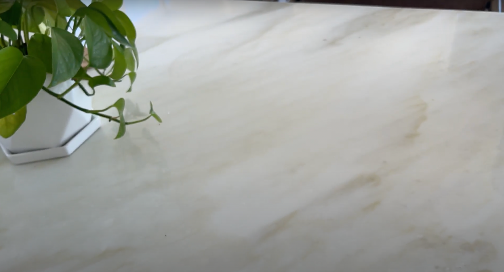 Use a flat surface for backing natural stones