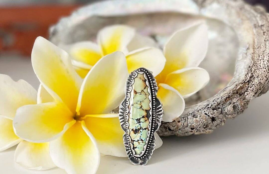 Turquoise ring by @lauren_bensley_jewel on Instagram