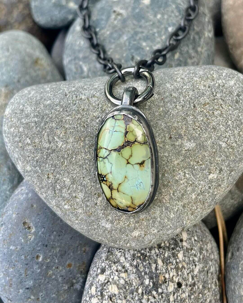 treasure mountain turquoise necklace by @alisonblairstudio