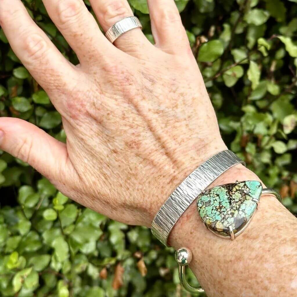 turquoise bangle by @alternative_silver