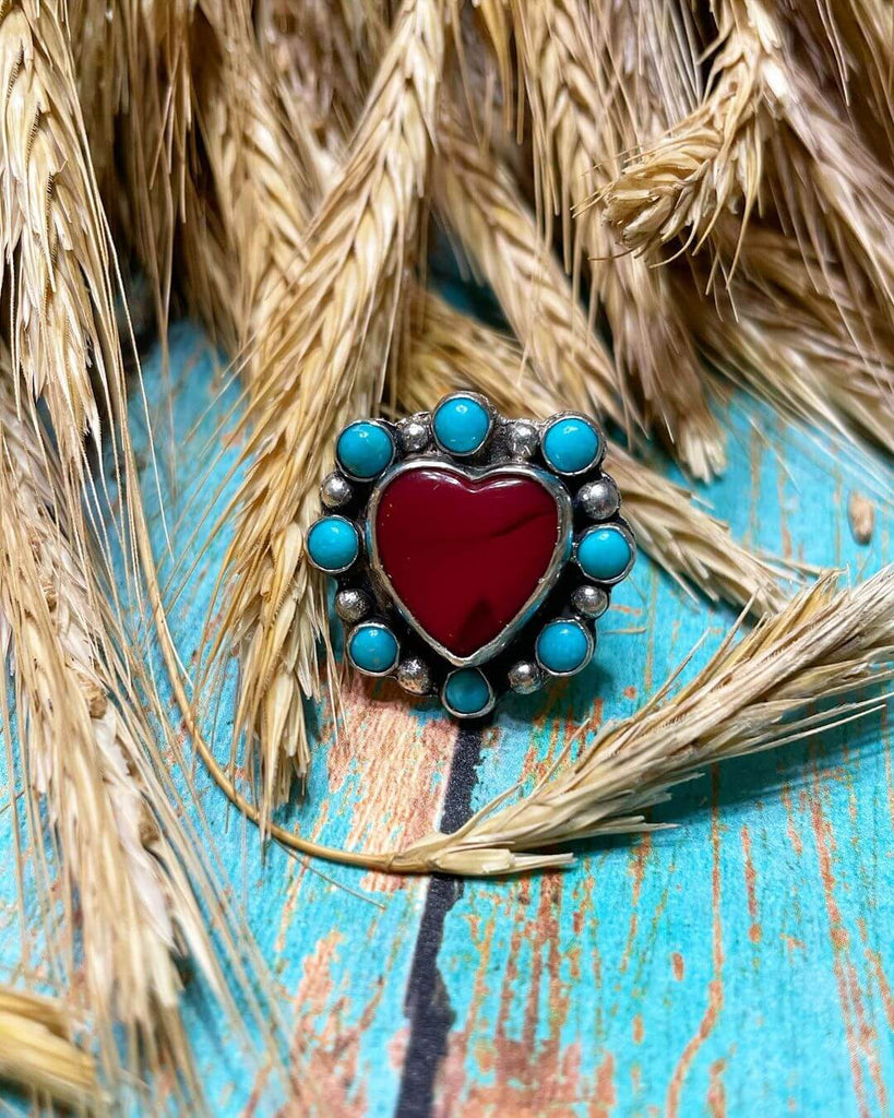 Rosarita with Kingman turquoise ring by @beesandwheatsilverco on Instagram