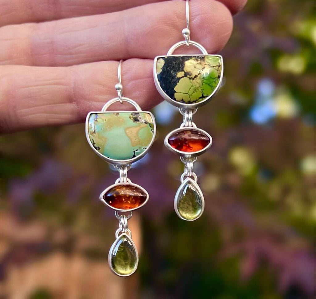 bespokenjewelry fall inspired earrings