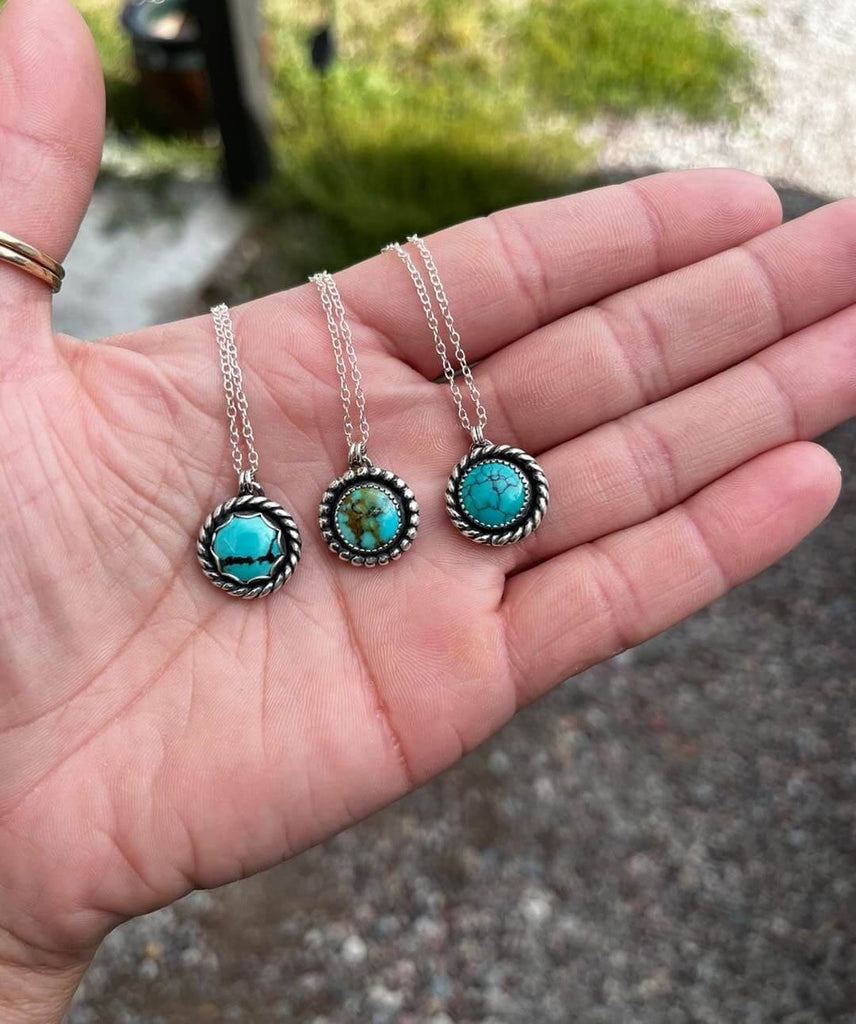 turquoise necklace by @biglodgecollective on Instagram