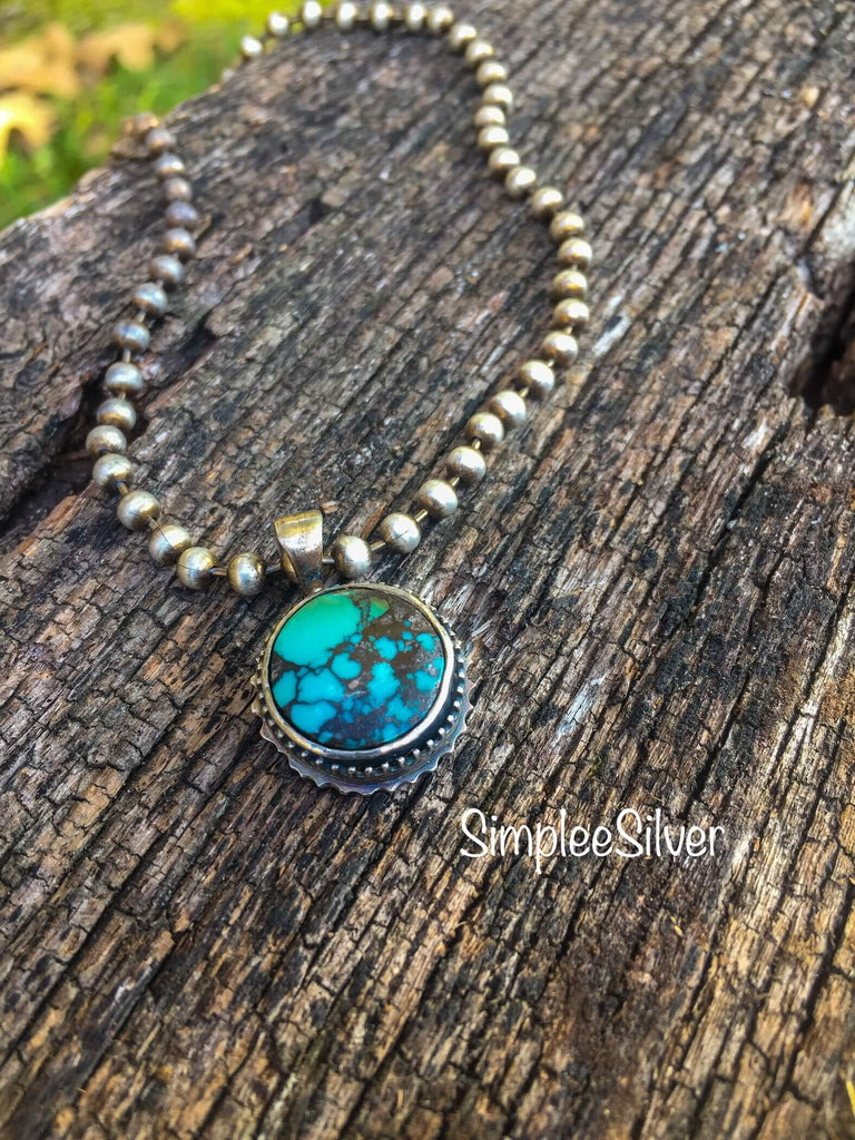 Turquoise Necklace by Jewelry Artist Dee McGetrick of @deemcgetrick on Instagram