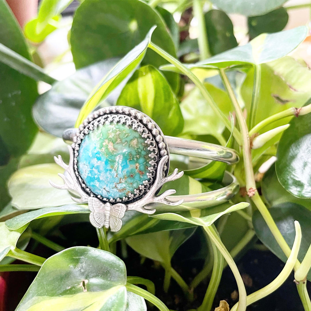 Turquoise Cuff by Jewelry Artist Rachel of @grooovyforest