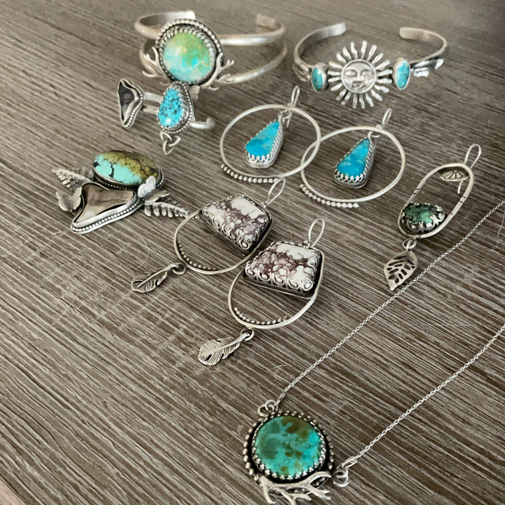 Turquoise Jewelry by Jewelry Artist Rachel of @grooovyforest