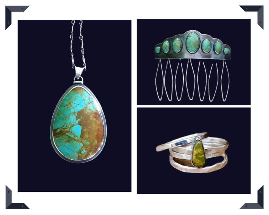 Turquoise Jewelry by Laura Davis of @inthepinesjewelry on Instagram