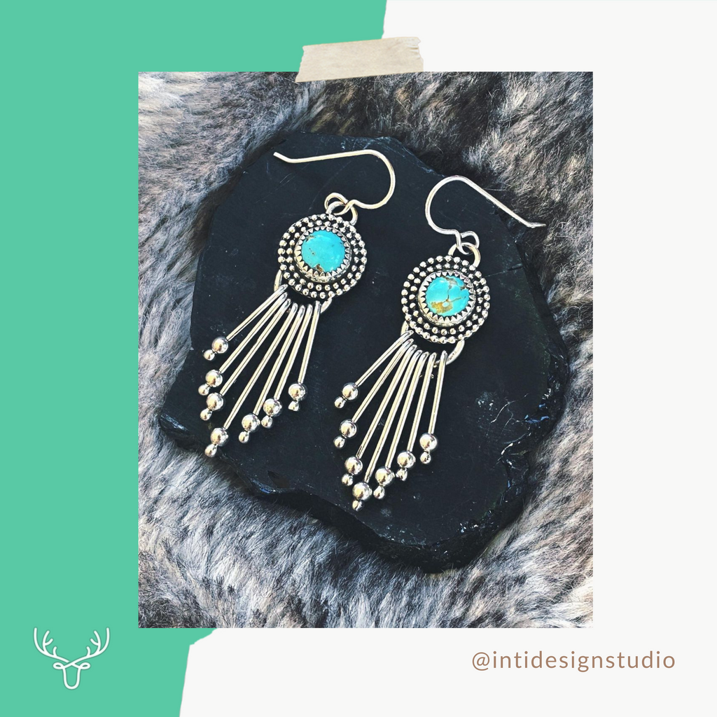 Calibrated Carico Lake Turquoise Jewelry by @intidesignstudio turquoise cabochon from Turquoise Moose