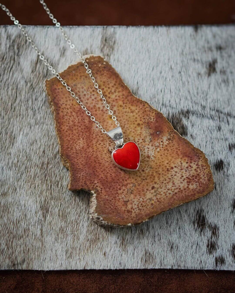 heart-shaped rosarita necklace by @jaycrowderdesigns