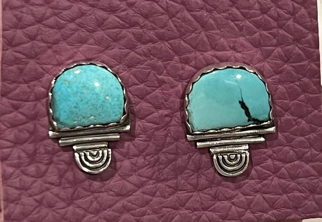 Turquoise Earrings by Kelsey Anne of @kelseyannedesigns on Instagram