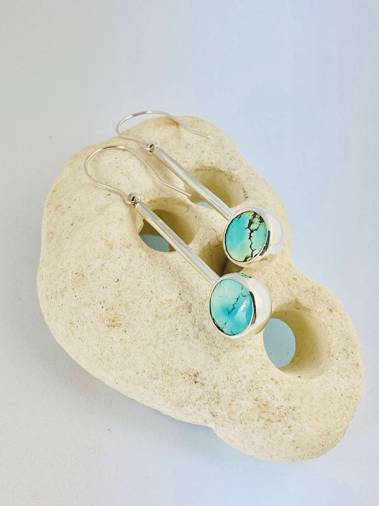 Turquoise Earrings by Karen Faulkner Dunkley of @kfdjewellery on Instagram